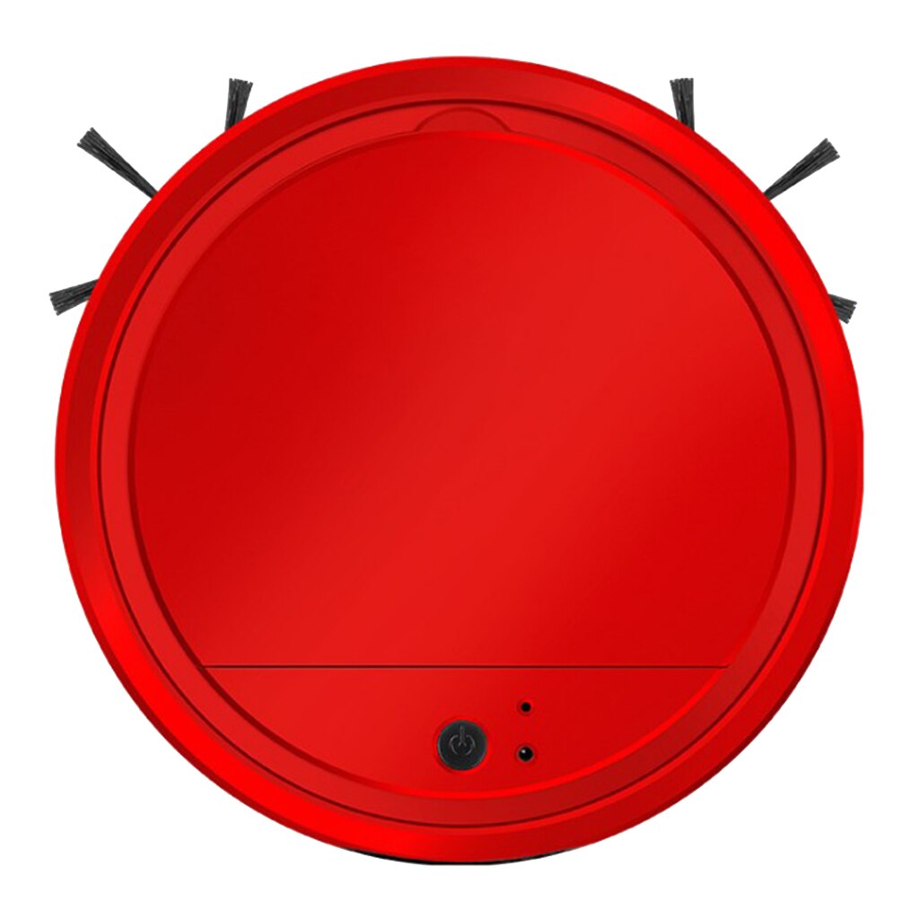 Multifunction Intelligent Mopping Sweeping Vacuum Cleaner Low Noise 7cm: Red