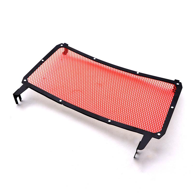Protector de radiador para motocicleta tipo Cafe Racer, cubierta decorativa de red protectora para radiador, accesorios para Yamaha Tmax560: Rojo