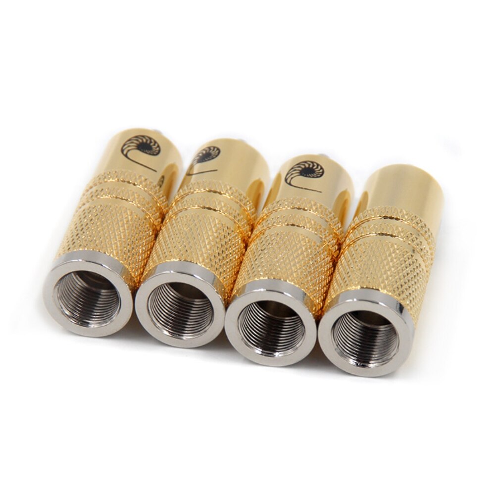 Hifi Verzilverd Cardas Plug Srca Rca Mannelijke Interconnect Kabel Elektrische Plug 9 Mm Voor Audio Rca Kabel Krimpkous mouw