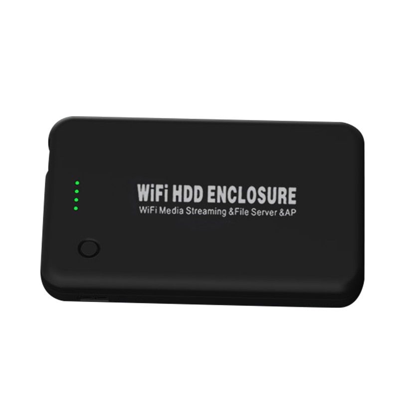Boîtier WIFi Portable en plastique usb 3.0 costume 2.5 ''hdd boîtier ssd à sata batterie externe 4000mh avec boîtier wifi hdd