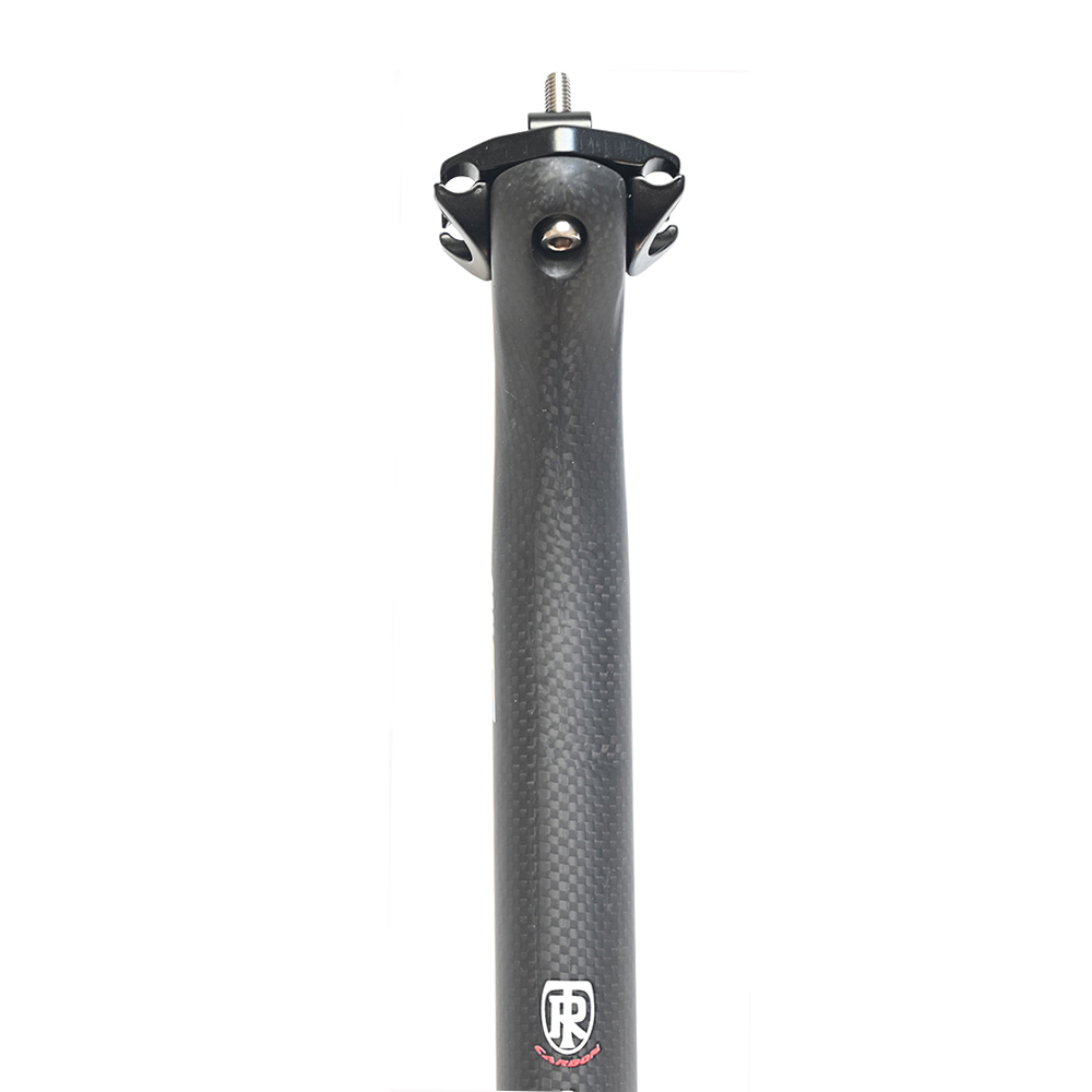 Tija de sillín de carbono 27,2/30,8/31,6mm mate/brillo 3k fibra de carbono MTB/bicicletas de carretera tija de sillín de fibra de carbono tubo de asiento ligero 350/400mm