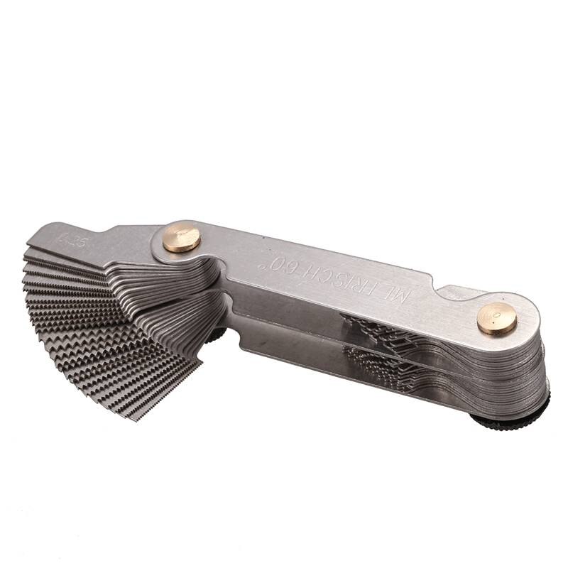 ! Screw thread pitch cutting gauge tool set 4pcs centre gage 55&60 Degree Inch & Metric