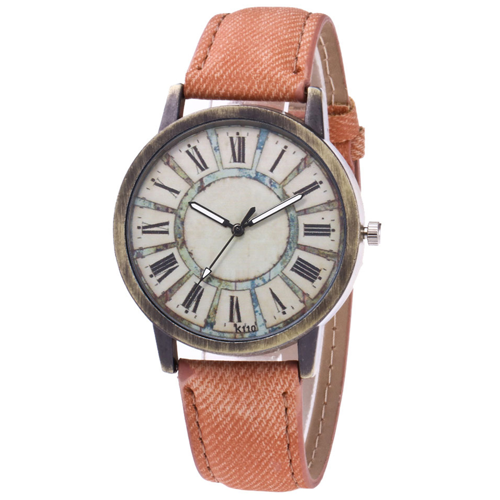 Montre à Quartz avec ceinture en cuir pour femmes, classique, sport, Business, LXH: Light coffee