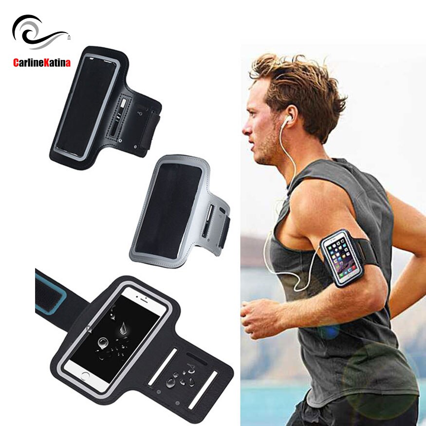 Zwart Waterdichte Gym Armbanden Voor meizu 16th x8 note 8 16X16 th Plus 15 m6 Pro 7 v8 6 MX6 M15 6 s Arm Band Bag Case run sport