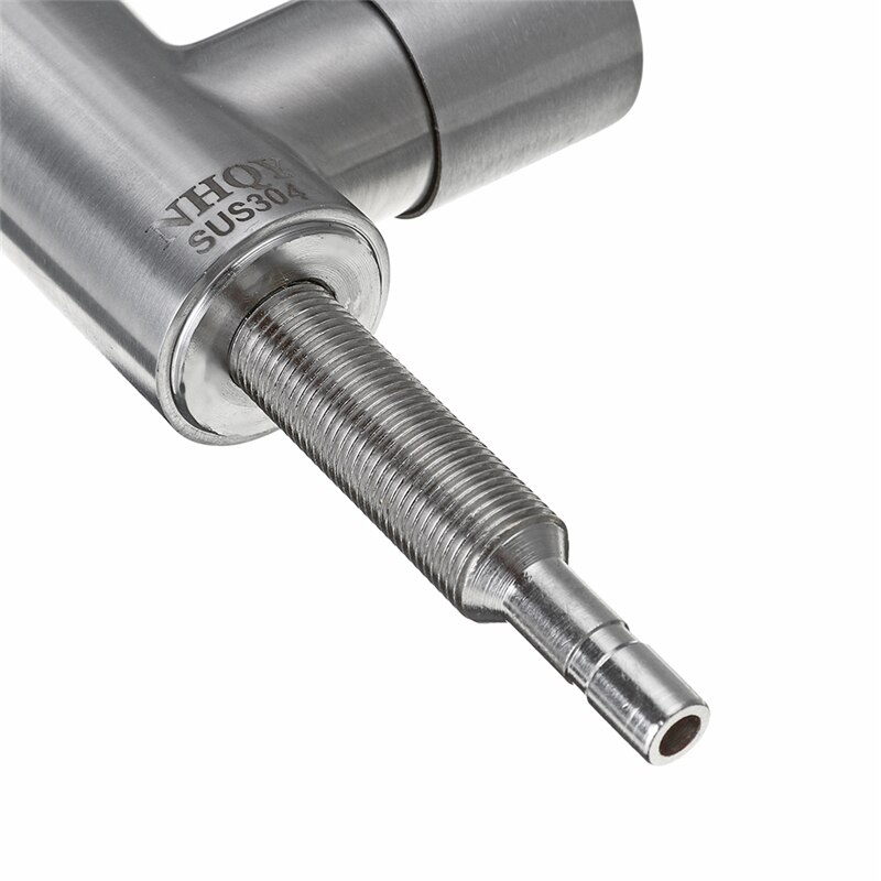 304 Stainless Steel Kitchen Sink Faucet Single Lever Cold Water Tap Drinking Water Filter Faucet 360 Degree for Home