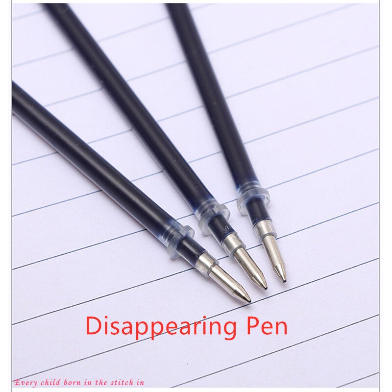 Magic pen invisible ink Slowly Disappear Automatically disappear Practicing pen Transparent pp pen Blue ink joke toys Joke props: 10pc Blue Refill