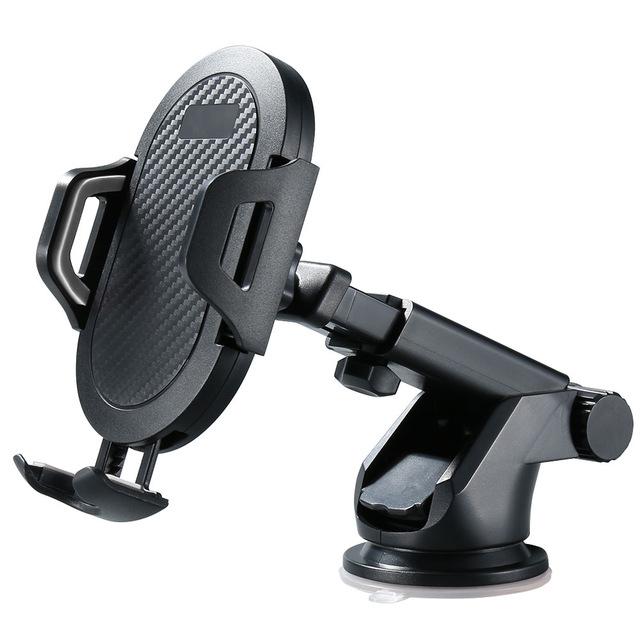 Supporto Del Telefono dell'automobile del Parabrezza di Gravità Pollone per Il IPhone X Supporto per auto mobile Smartphone Supporto Del Basamento: nero