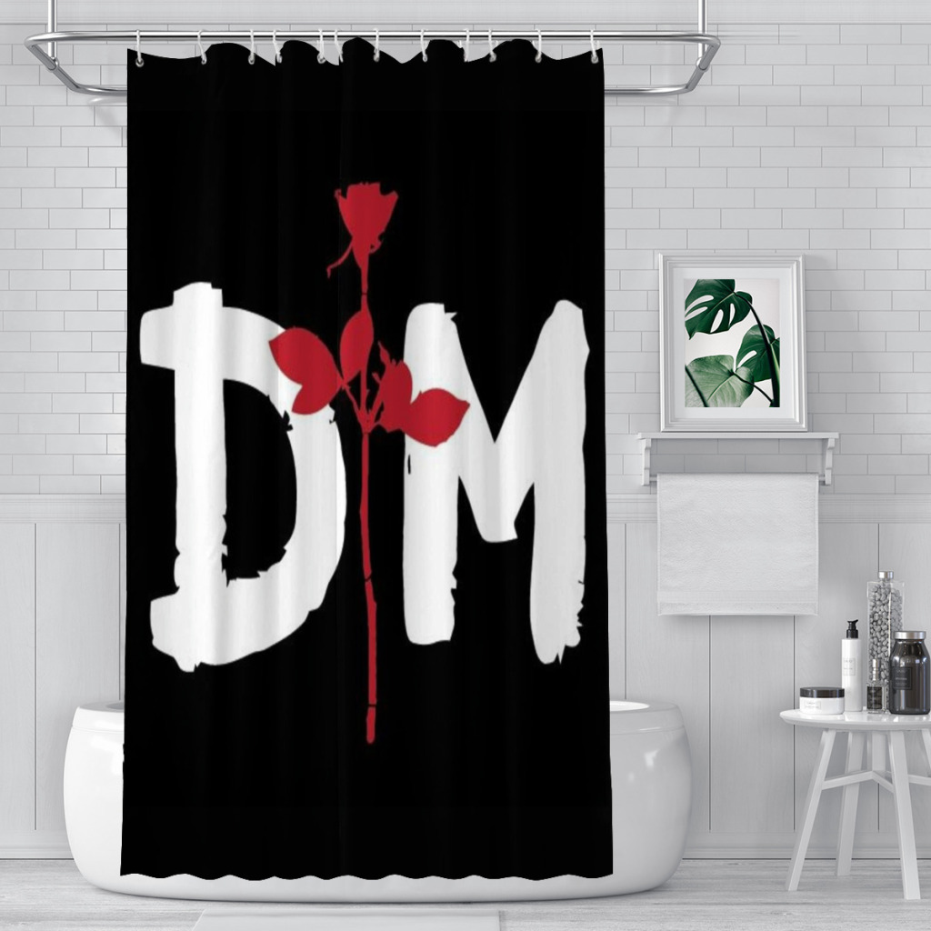 Depeche-mode dusjforheng landskap badeforheng med kroker til badet vanntett landskap