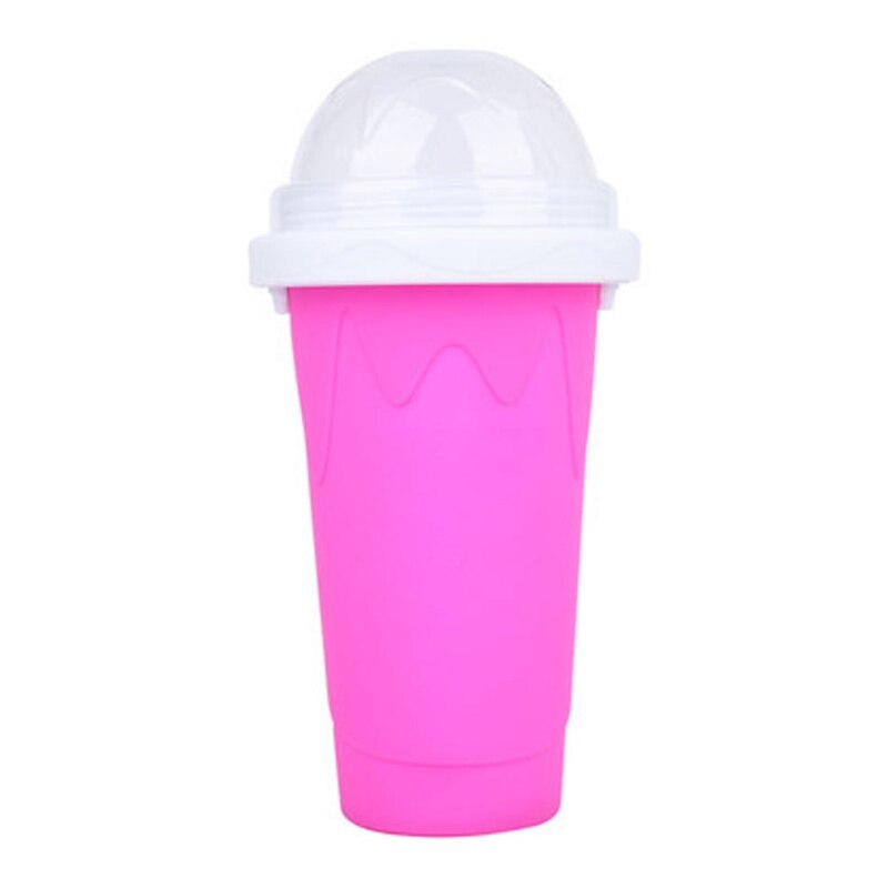 Slushy Mug Slush Ice Maker Machine Freeze Cup for Household DIY Milkshake Water Ice in Seconds: rose red