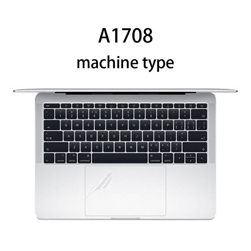 Touchpad Schutz Film Aufkleber Schutz für Apfel Macbook Luft 13 Profi 13,3 15 Retina berühren Bar 12 berühren Pad Laptop zubehör: Schwarz