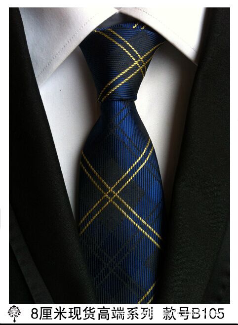 100% silk plaid ties for men shirt wedding cravate pour homme jacquard woven necktie Party gravata Business Formal tie