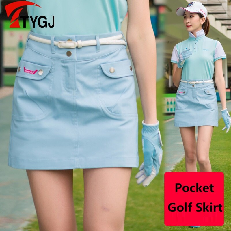 Damskort veckad golfkjol dam kort kjol sommar badminton sportkjol dam mjuka tenniskjolar som andas