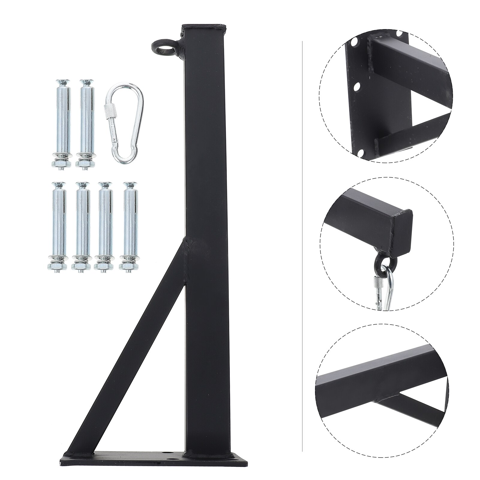 1 Set of Indoor Sandbag Hanging Rack Wall Punch Bag Fixator Boxing Training Tool