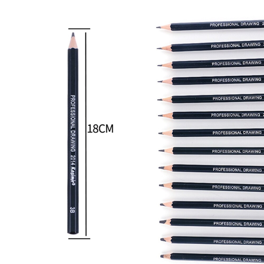 14Pcs Draw Pencil Set Essentials Sketching Pencil Set Environmental Protection for Beginner