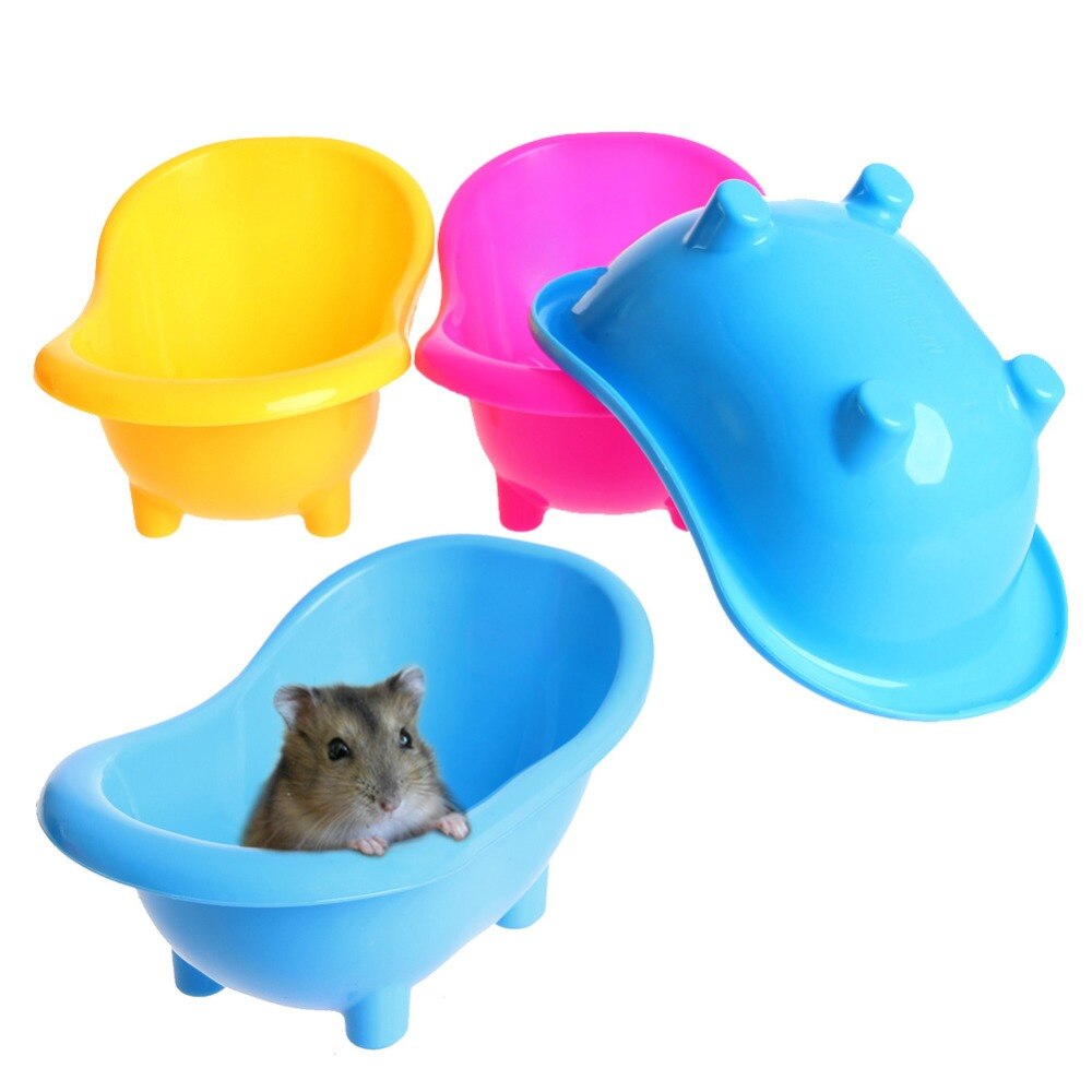 Let's Pet Mini Hamster bañera para jerbos pequeños mascotas Arena de baño habitación baño funda de baño
