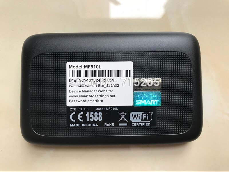 Unlocked ZTE MF910 MF910L Mobile Hotspot Router 100Mbps 4G LTE FDD 1800/2600MHz