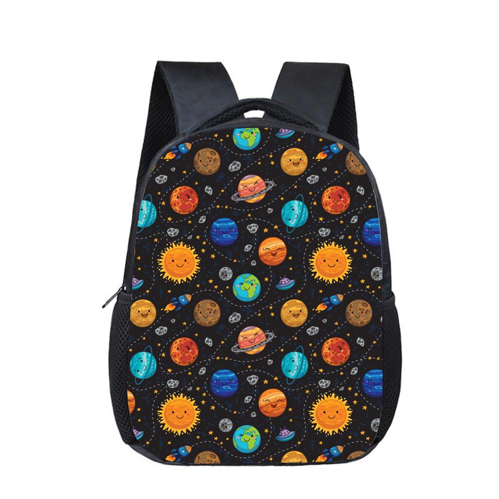 Forudesigns cartoon planeten print schooltassen voor kleine kinderen coole meisjes galaxy rugzakken kleine kinderen jongens boekentas mochila: L5270f