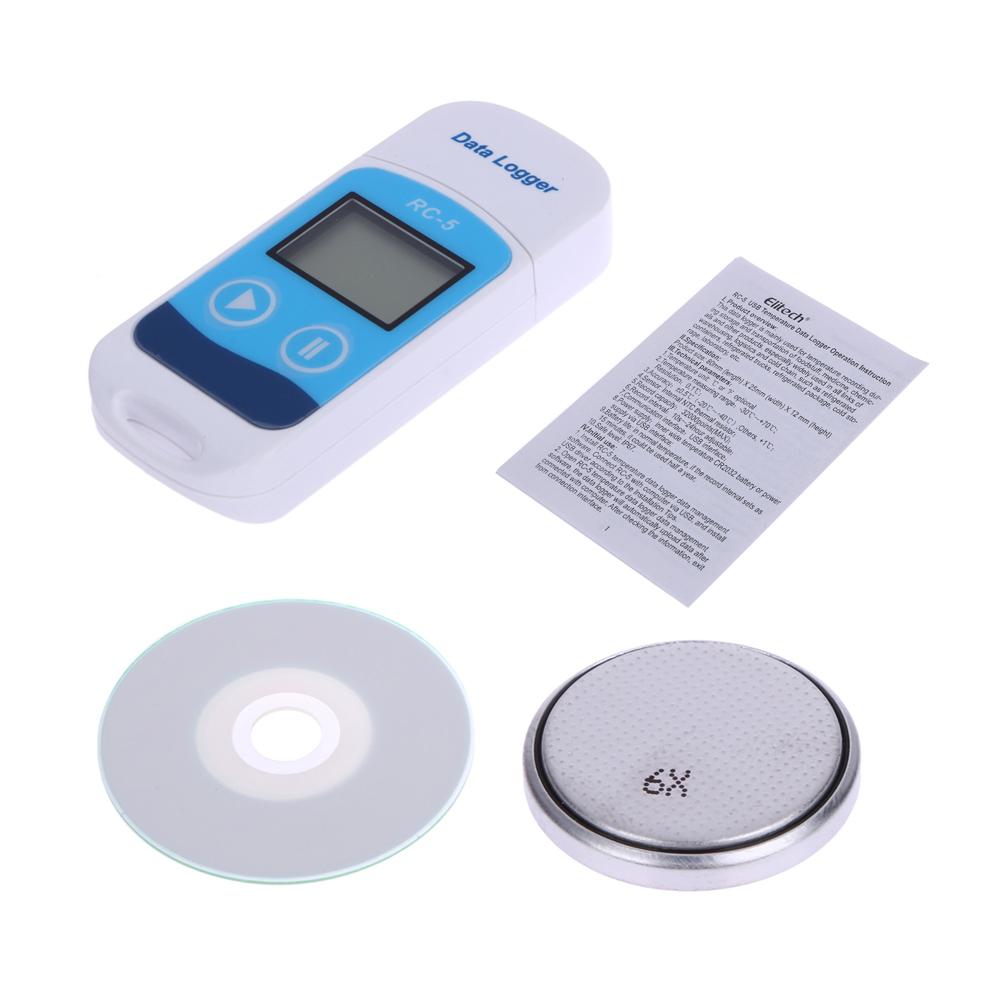 Mini USB Temperature Data logger Temp Recorder Internal Sensor refrigerated medicine cold chain transportation u disk temperatur