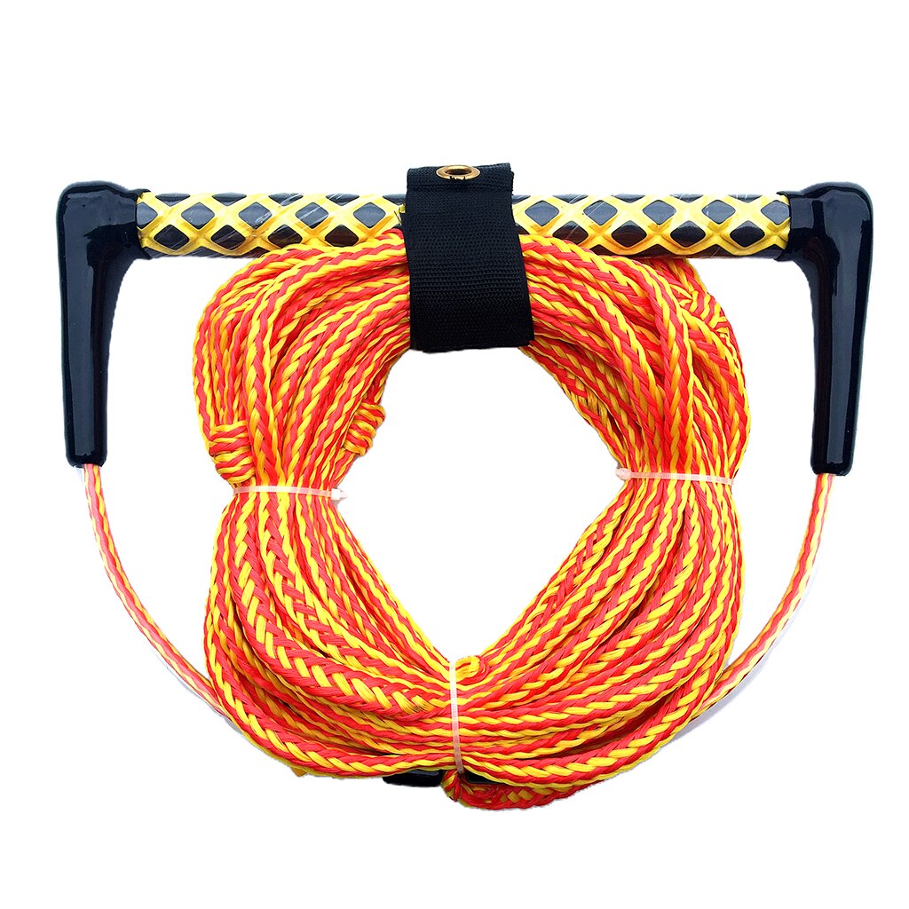 75ft/23m Water Ski Rope 3-Section Tow Ropes Line Tether for Wake Surfing Wakeboarding Knee Boarding