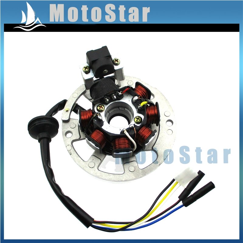 Estator Magneto de encendido de 5 cables, 7 bobinas para Scooter de 2 tiempos Yamaha JOG Minarelli 50 50cc 90 90cc