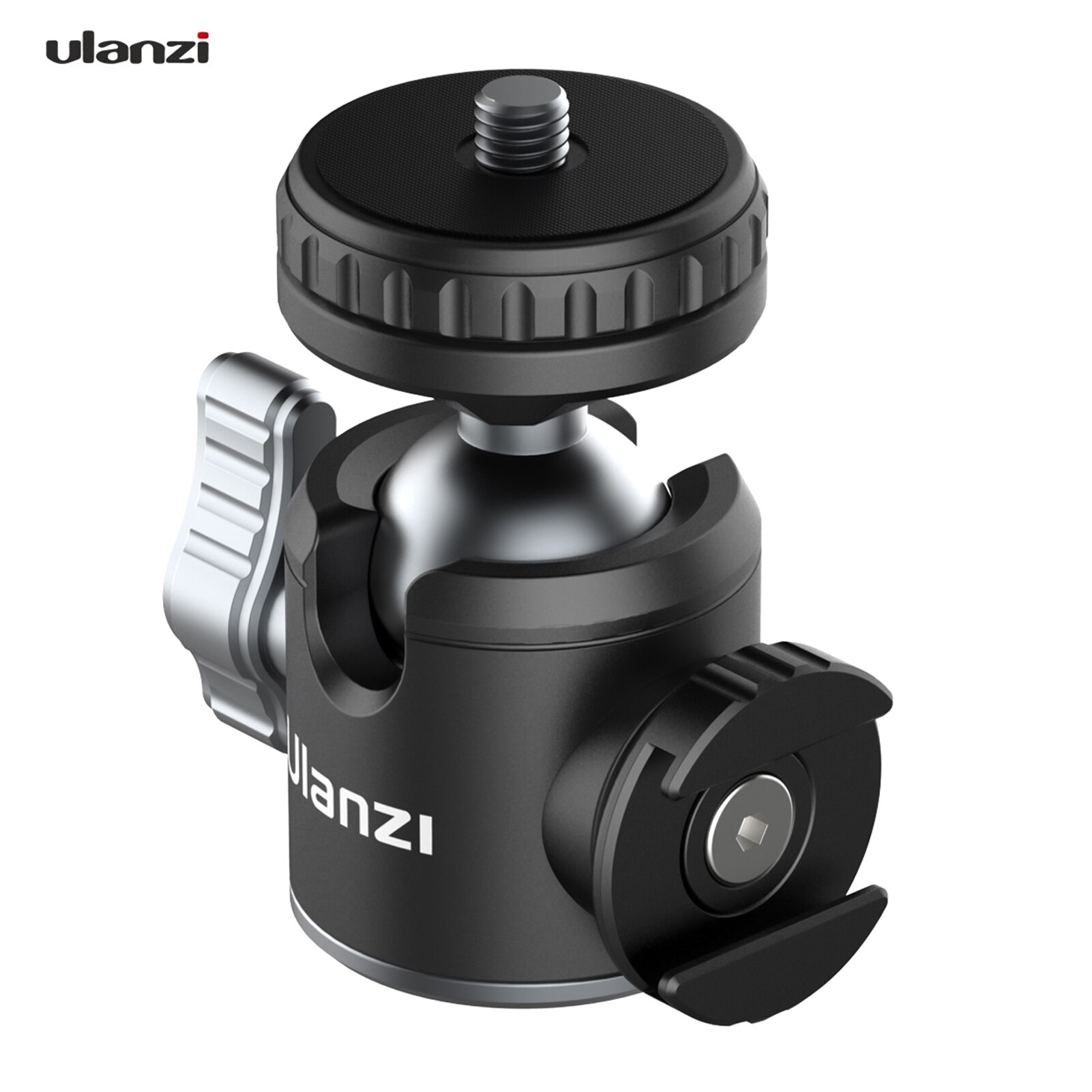 Ulanzi-rótula de bola Arca Swiss Zapata fría lateral con placa de liberación rápida, montaje de tornillo de 1/4 pulgadas para cámaras DSLR ILDC: option 2