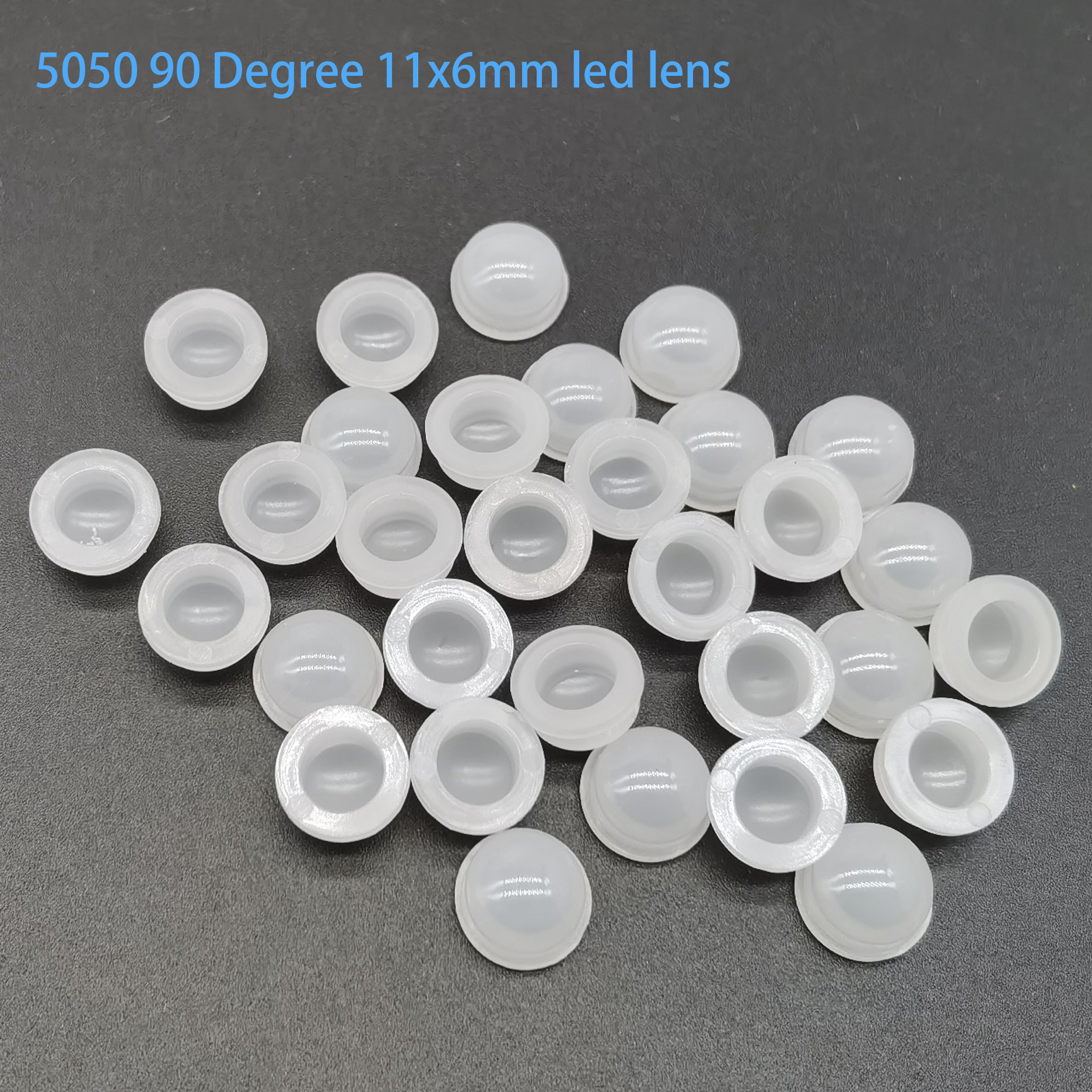 LED Lens Reflector Collimator For 5050 SMD 90 Degree 11x6mm Convex Optical Lens