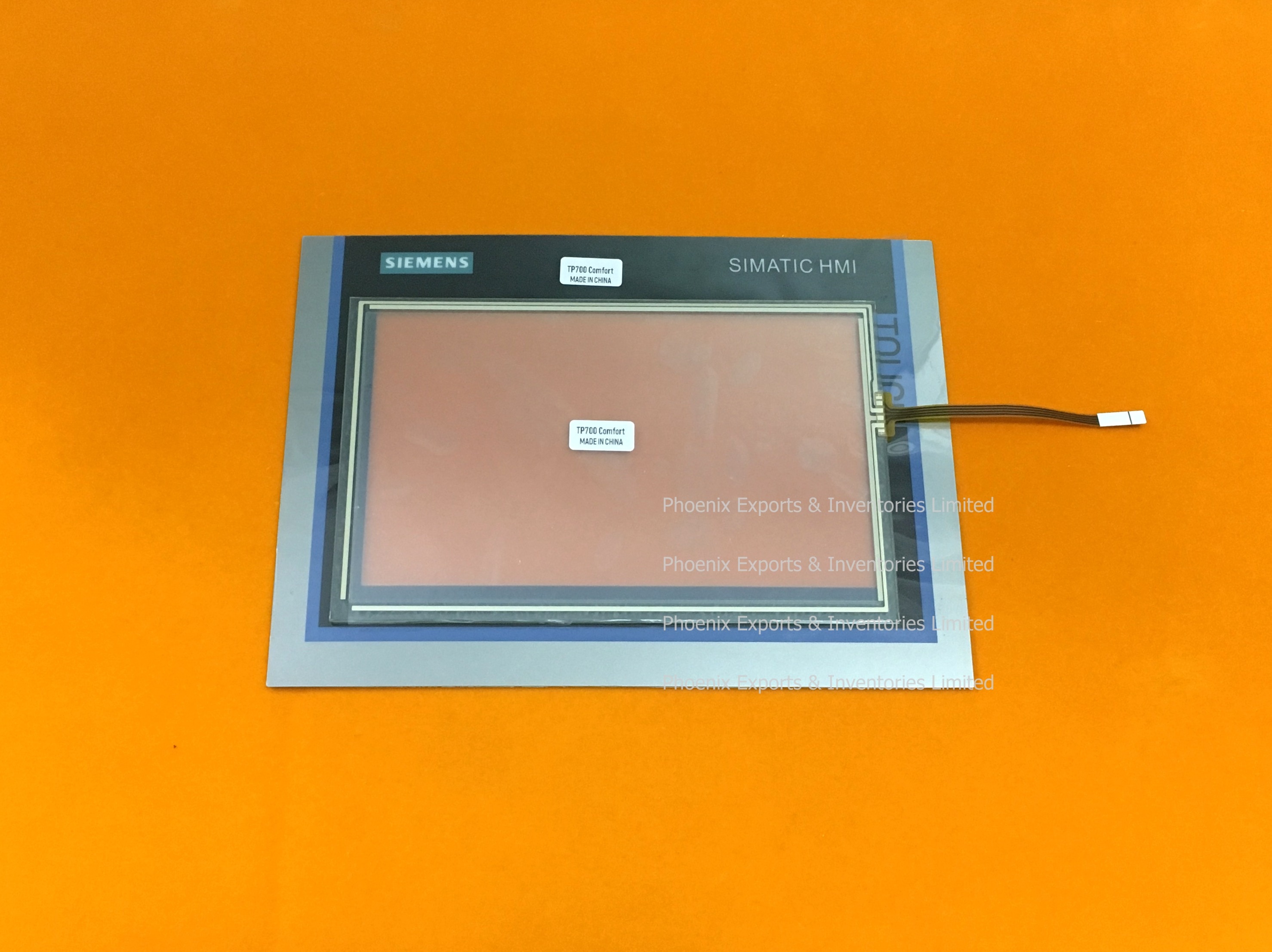Berøringsskærm og beskyttende filmhud til  tp700 komfort 6 av 2 124-0 gc 01-0 ax 0 digitizer glaspanel pad membran 6 av 2124-0 gc 01-0 ax 0