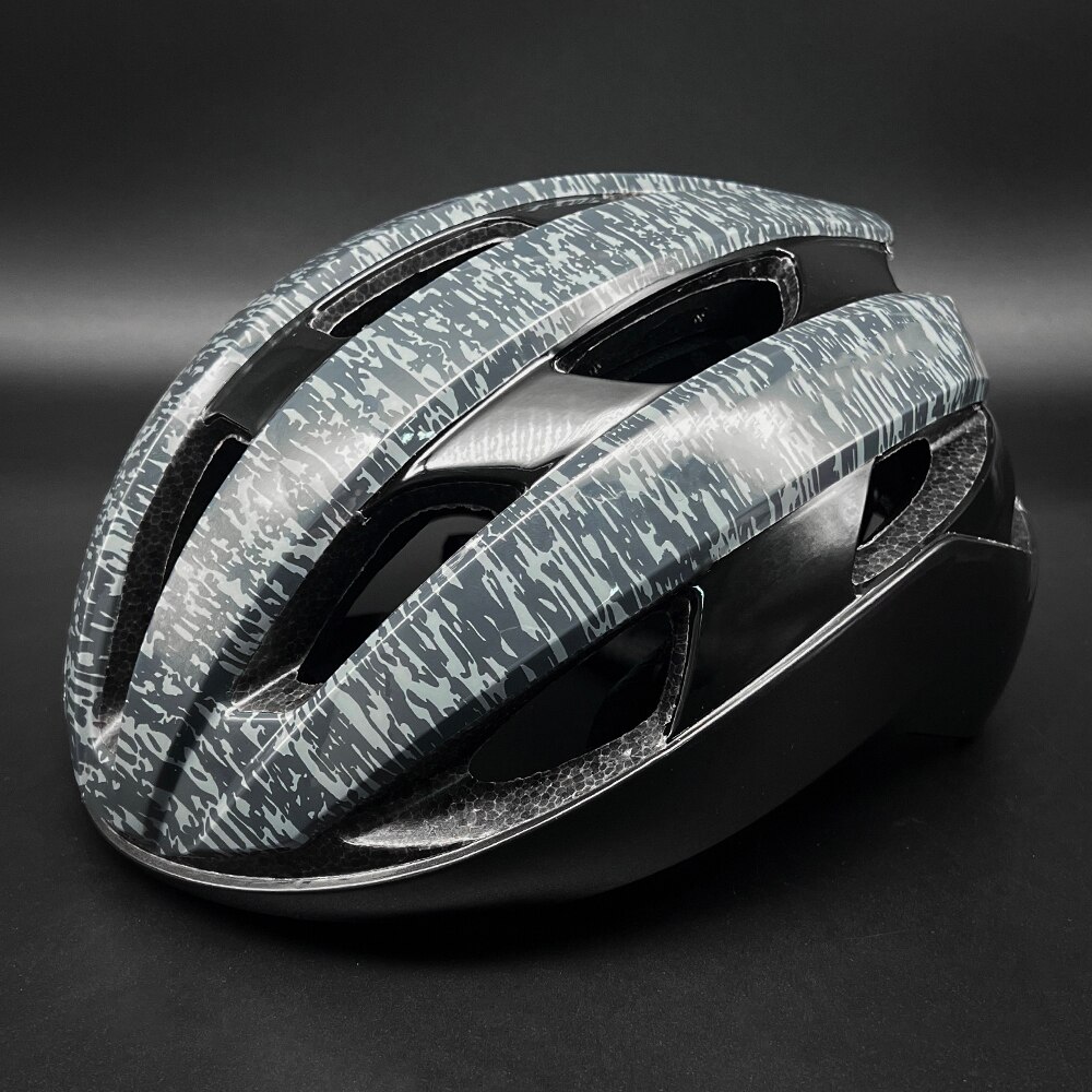 2022 Aerodynamic Wind Road Bike Helmet Men Women Ultralight Velocis City Race Bicycle Helmets MTB Mountain Bike Safety Cap: Camouflage blue