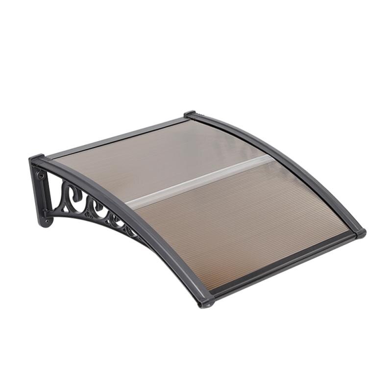 Multi-size Brown DIY Door And Window Awning Canopy Sun Shelter Awning Tent Awning Window Canopy Rain Shelter Roof Sun Shade HWC