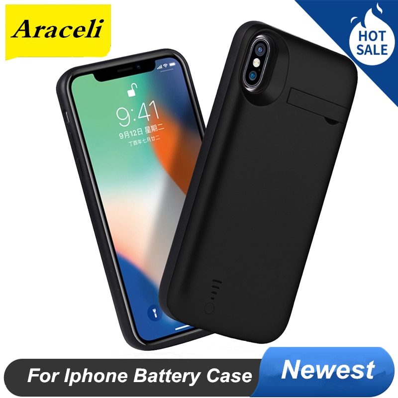 10000 Mah For iphone 11 11 Pro 11 Pro Max X XS XR XS Max 6 6S 7 8 Plus Battery Case Charger Case Cover Smart Power Case Bank