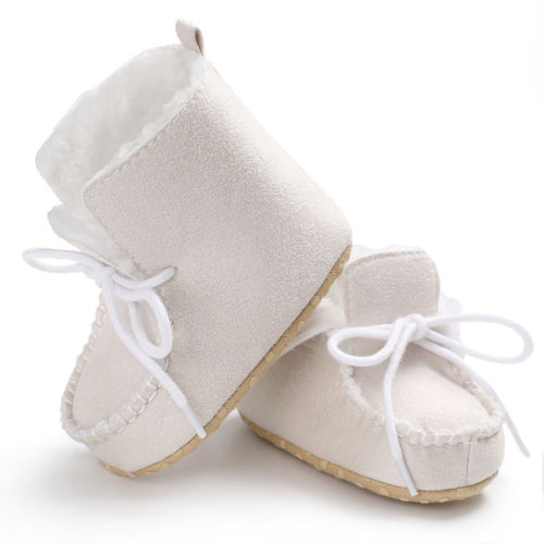 Infant Baby Boys Girl Soft Sole Mocassins Snow Bootes Prewalker Kids Toddler Girls Newborn Non-slip Winter Warm Mocassins Shoes