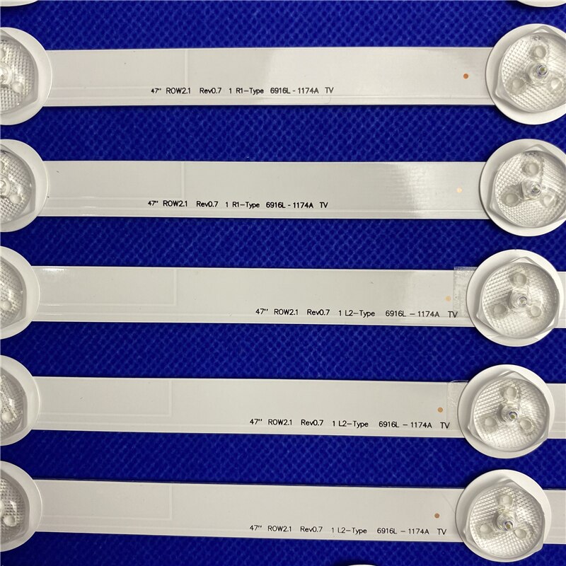 Full Backlight Array LED Strip Bar For LG 47LN540V 47LN613V 47LA620V 47LN5758 47LN5757 47LN575R-ZE LC470DUE