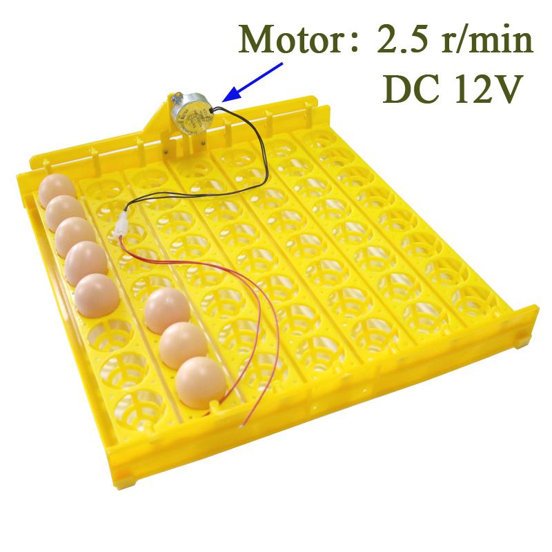 Incubadora automática de 56 huevos, 7*8 orificios, incubadora de pollos, patos y otras aves de corral, huevos, aves de corral, equipo de incubación: DC12V