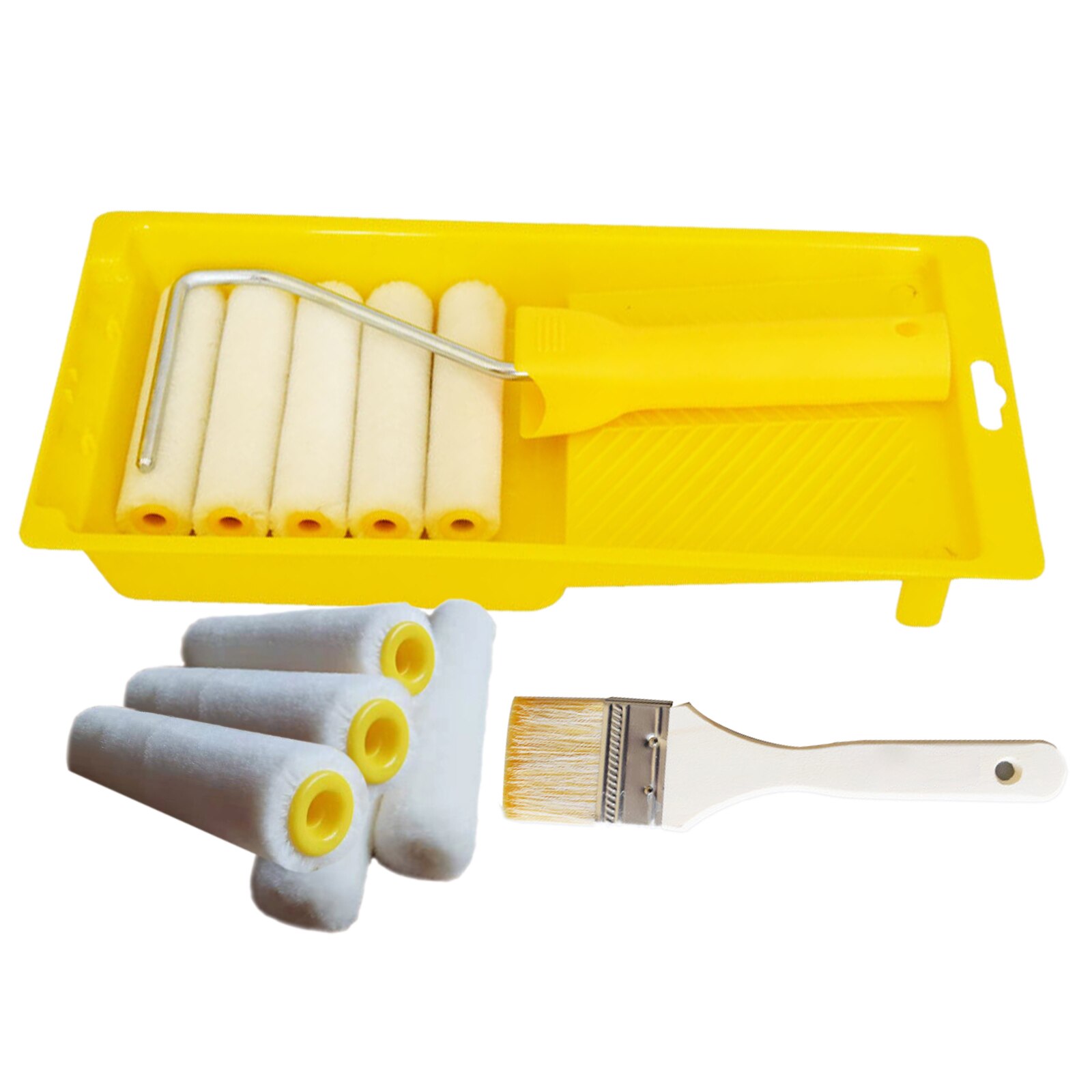 Multifunction Paint Roller Brush Set DIY Household Paint Runner Pro Painting Brush Clean-Cut Paint Edger For Wall Decoration