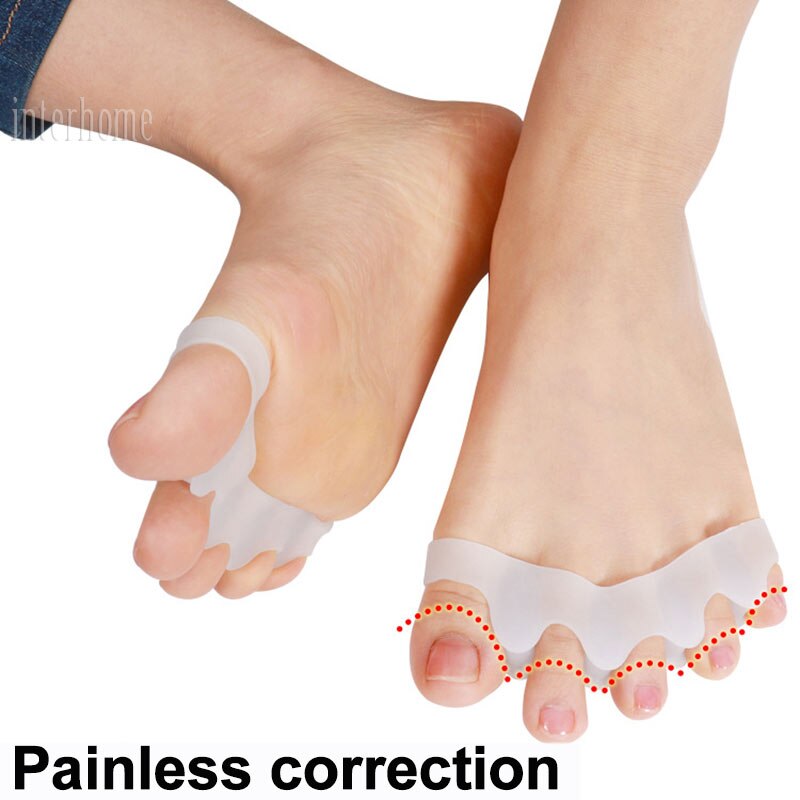 5 tenen Voet Brace Hallux Valgus Correctie Overlappende Hamer Separator Correctie Voet Spalk Bone Orthopedische Apparaat Voeten Zorg