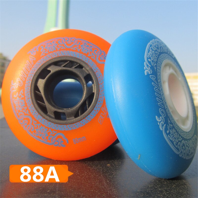 Rueda de patines en línea multiusos Universal 88A para los Invaders de la calle, FSK, frenado en ruedas de Slalom, patines redondos 8 Uds.