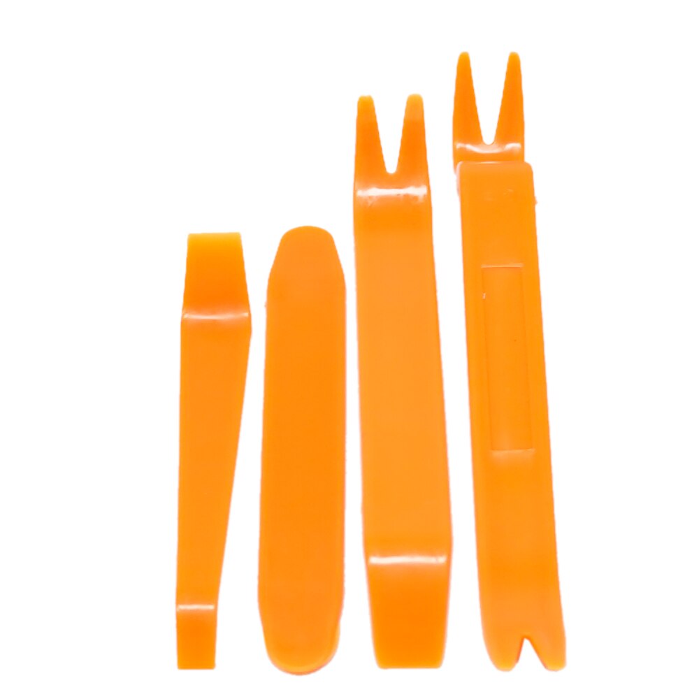 Auto Deur Clip Panel Kits Trim Removal Tools Navigatie Bladen Demontage Plastic Auto Interieur Wip Conversie Repareren Tool: Yellow 4 Pcs