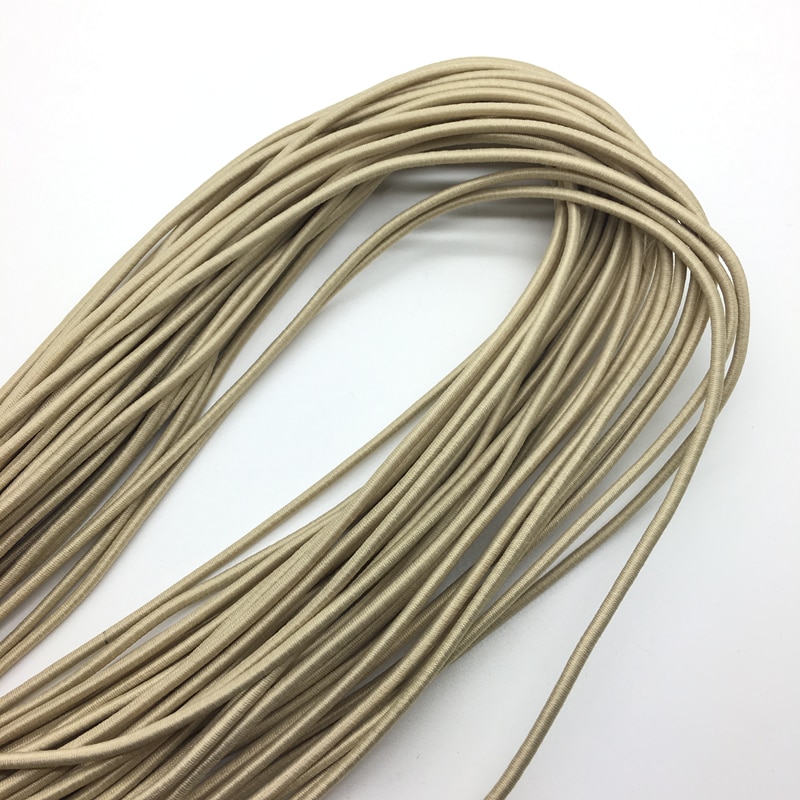5 yards/lot Kaki Trong Elastische Bungee Touw Shock Cord Tie Down DIY Sieraden Maken Pick kleur