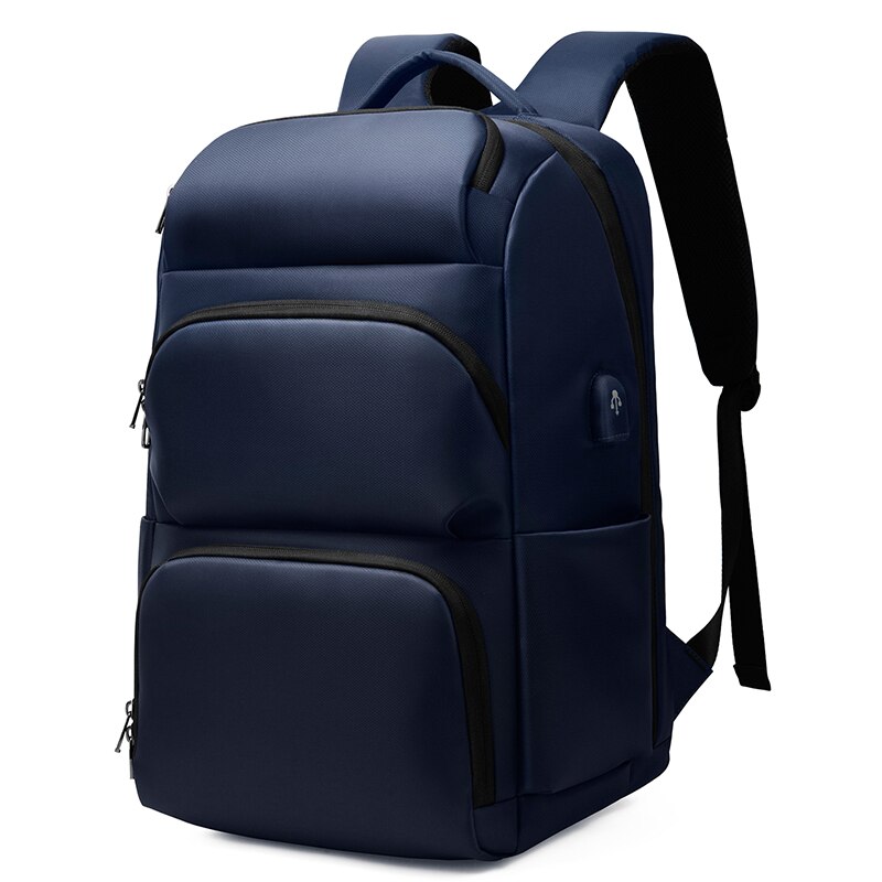 Diebstahlsichere herrenrucksäcke, wasserdichte laptop-rucksäcke für 15.6 -zoll-laptops, schulrucksäcke, reiserucksäcke für jungen, herrenrucksack für laptops: Blau