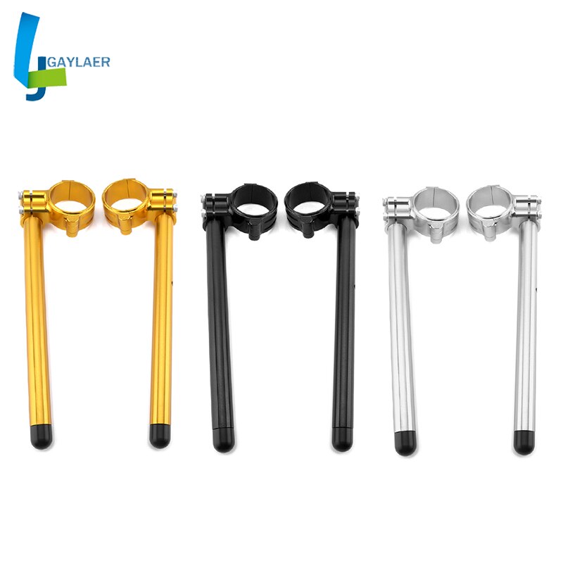 CNC Motorcycle Handlebar Clip Ons 47MM Clamp for Yamaha R3 R15 V3 Clip On Fork Handle Bar Fork Tube Cafe Racer
