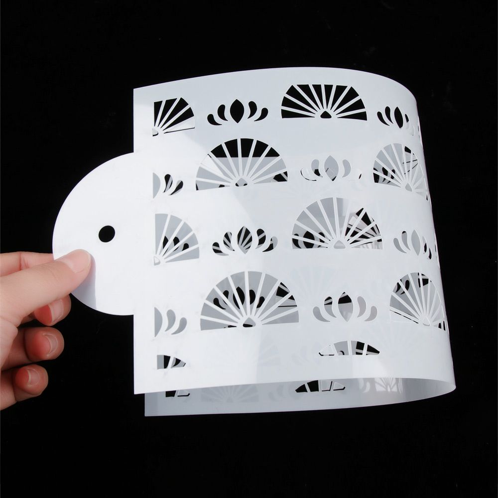 Cake Stencils Floral Cake Drawing Painting Hollow Lace Cookie Chocolate Fondant Dessert Cake Templates Side Baking Mesh Stencils
