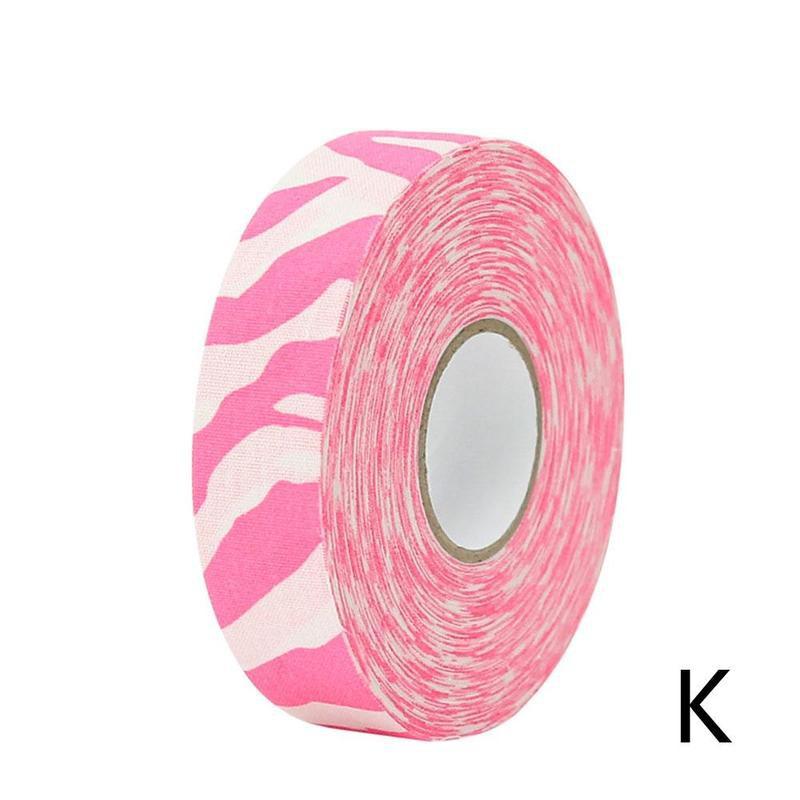 25m di Hockey Su Ghiaccio Bar Badminton Maniglia Della Bici Grip Manubrio Anti-slittamento Panno Nastro Adesivo Sport di Squadra Accessori: Pink Zebra