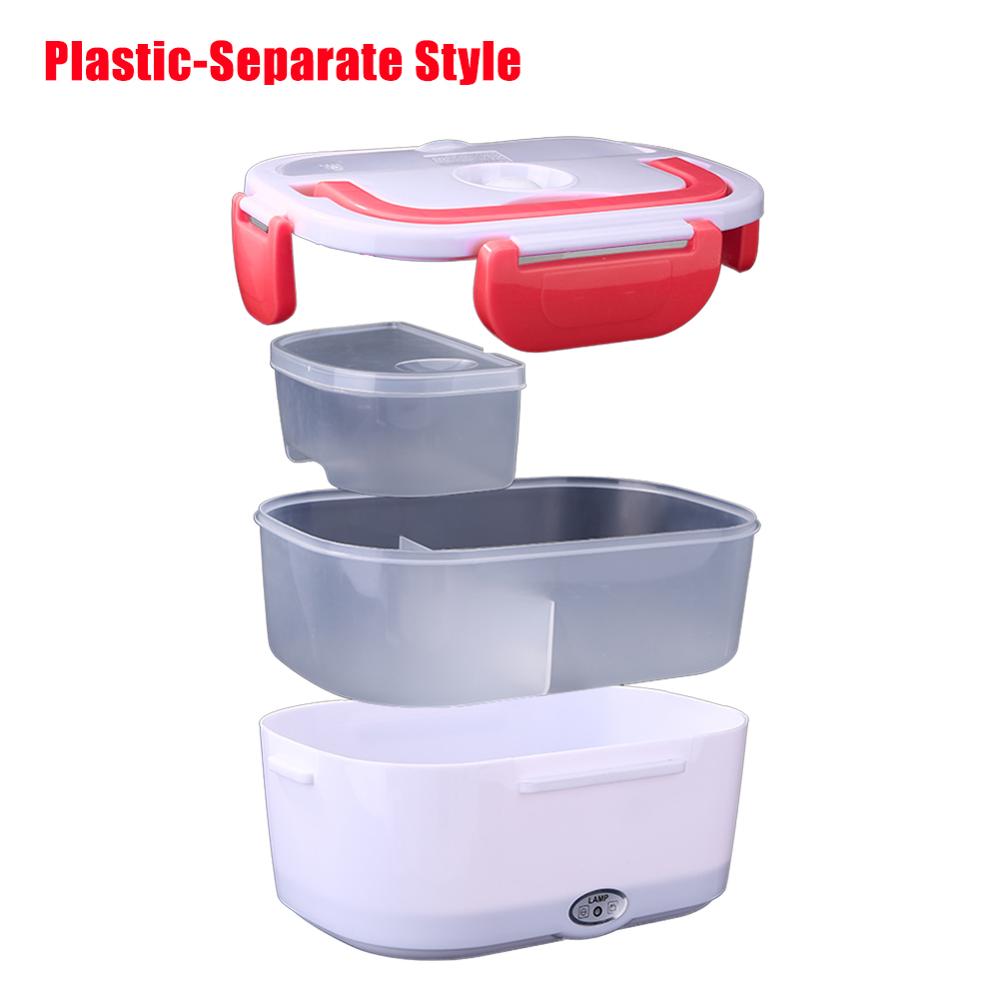 Boîte à Lunch chauffante électrique Portable 220V 1,05l | De alimentaire, pour la maison, à double usage, Bento
