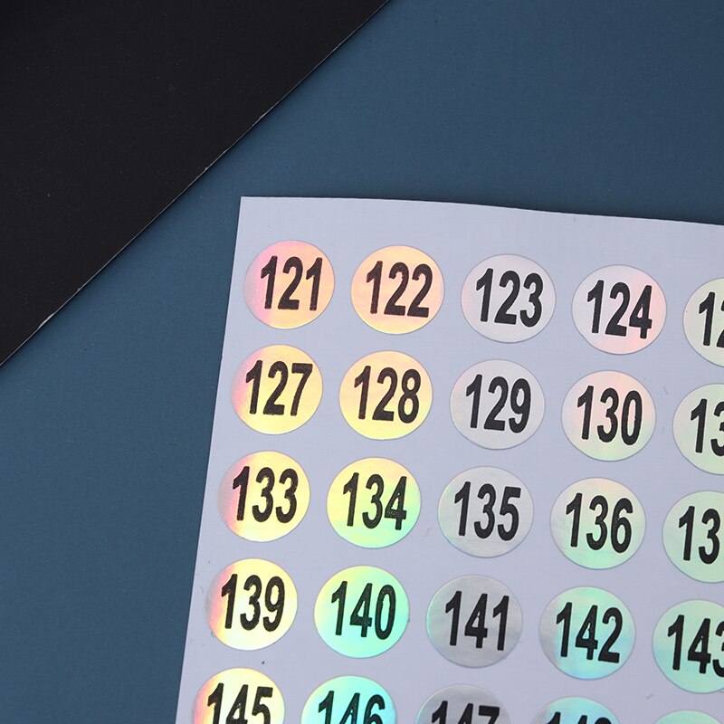 Number Sticker Label For Nail Polish Color Gel Varnish 1-60/ 61-120/ 121-180 Marking Numbering Manicure Tool