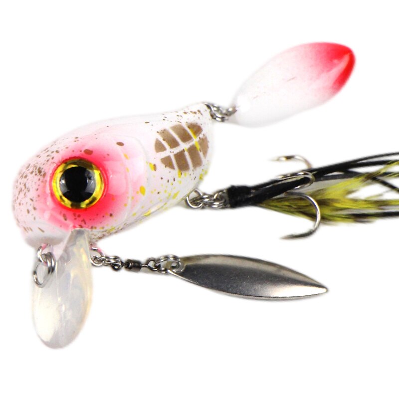 Histolure fiske sluk  sa40 sveiv 40mm 8g 12 farger flytende sluk bass gjedde wobblere crankbait