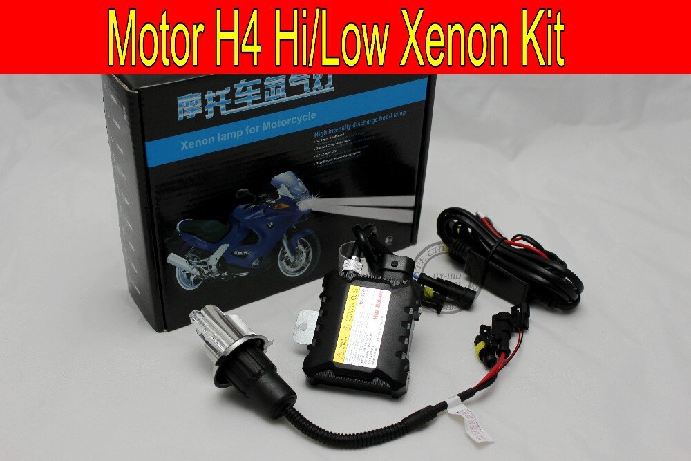 35W H4 Hi/Low Bi Xenon Motorcycle HID Xenon Kit,3000K,4300K,6000K,8000K,10000K,HID Conversion Kit