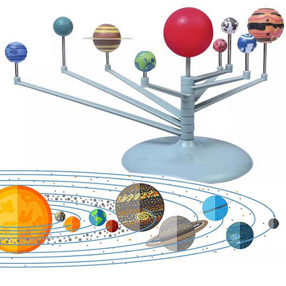Solar System Nine Planets Planetarium Model Kit Astronomy Science Project DIY Kids Worldwide Early Education For Child