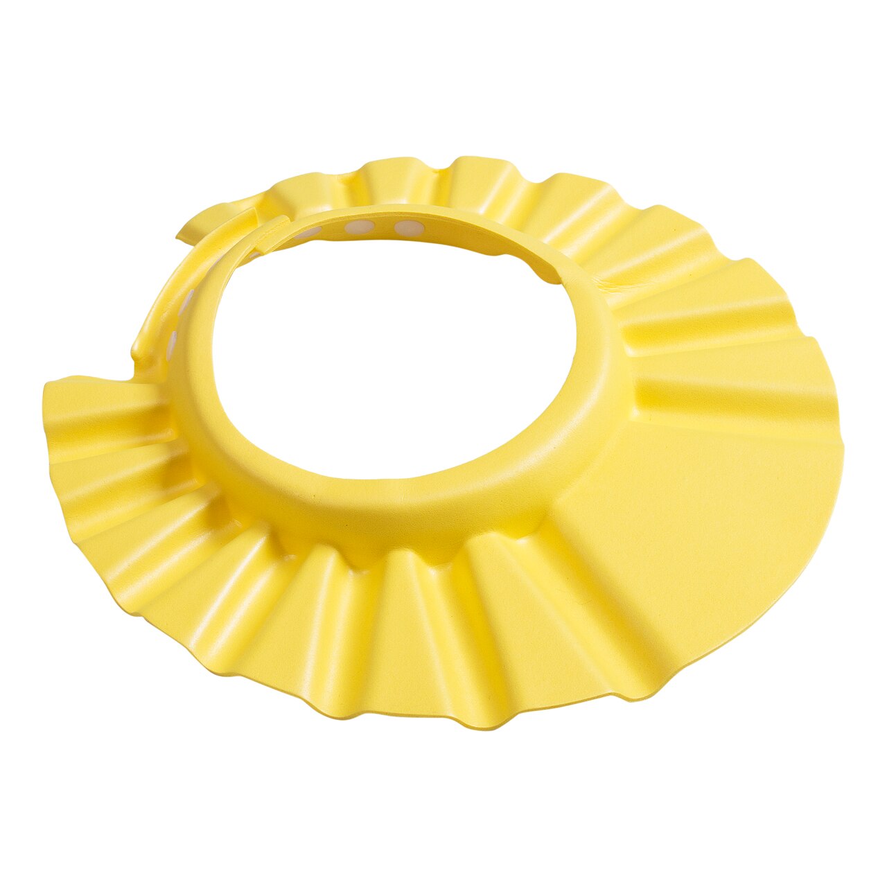 Gorro de champú ajustable para bebé, gorro de ducha de baño seguro, protector para el cabello para niños, gorros divertidos elásticos ajustables de 37-42cm: YELLOW