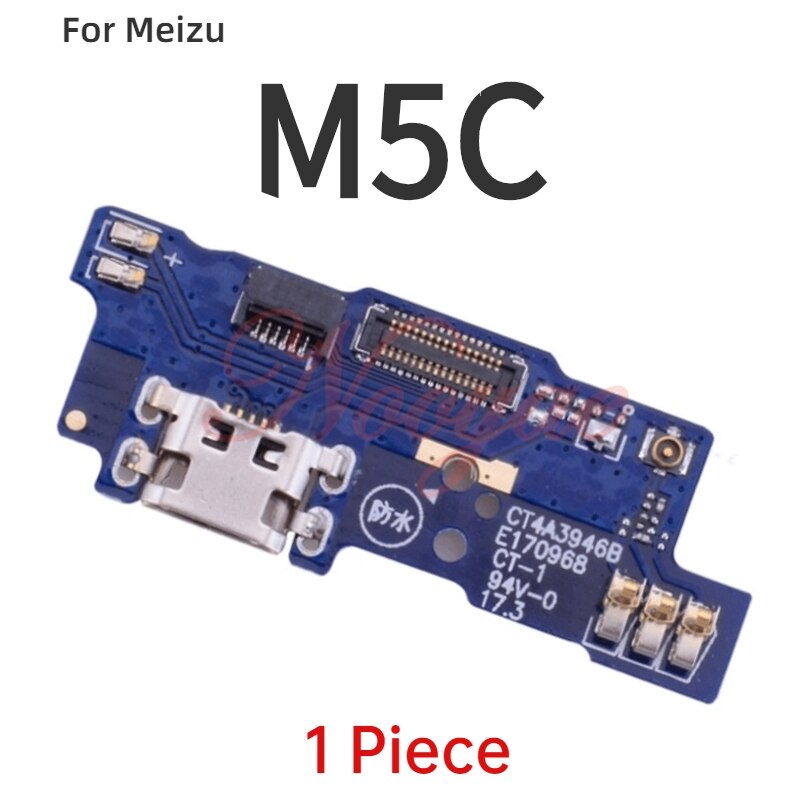 Para Meizu M5C M710H M5s M5 mini M6s M6 M8 M2 M3 note M3s U10 U20 M6t puerto de carga USB, puerto de carga, Cable de micrófono flexible: flex for M5c