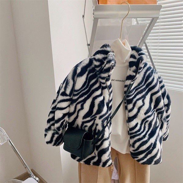 Jongen Jassen Fleece Zebra Kinderen Jassen Mode Kinderen Bovenkleding Lente Herfst 2022-019